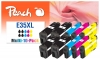 321281 - Peach 10er-Pack Tintenpatronen, kompatibel zu No. 35XL, T3591*4, T3592*2, T3593*2, T3594*2 Epson